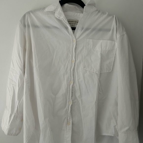 Alexander Jordan Tops - Alexander Jordan Womens Small White Button-Up Shirt